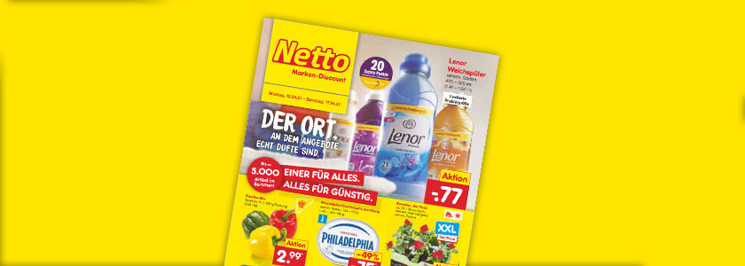 Netto Marken-Discount Prospekt: Spar dich glücklich