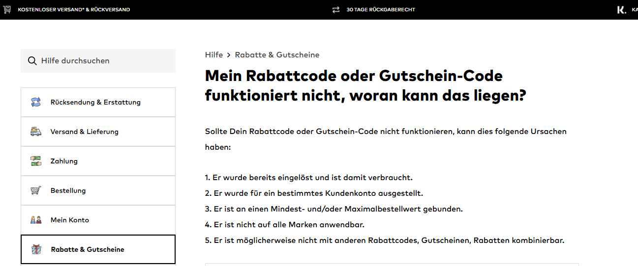 Drei Prüffragen, wenn ein About You Gutscheincode nicht funktioniert