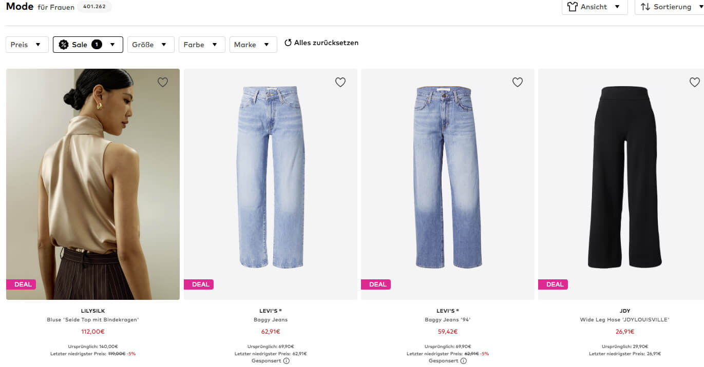 Sparwege bei About You ohne Gutschein: Sale, Payback, App und Rabattaktionen
